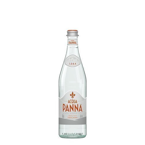 acqua panna glass bottle 750ml