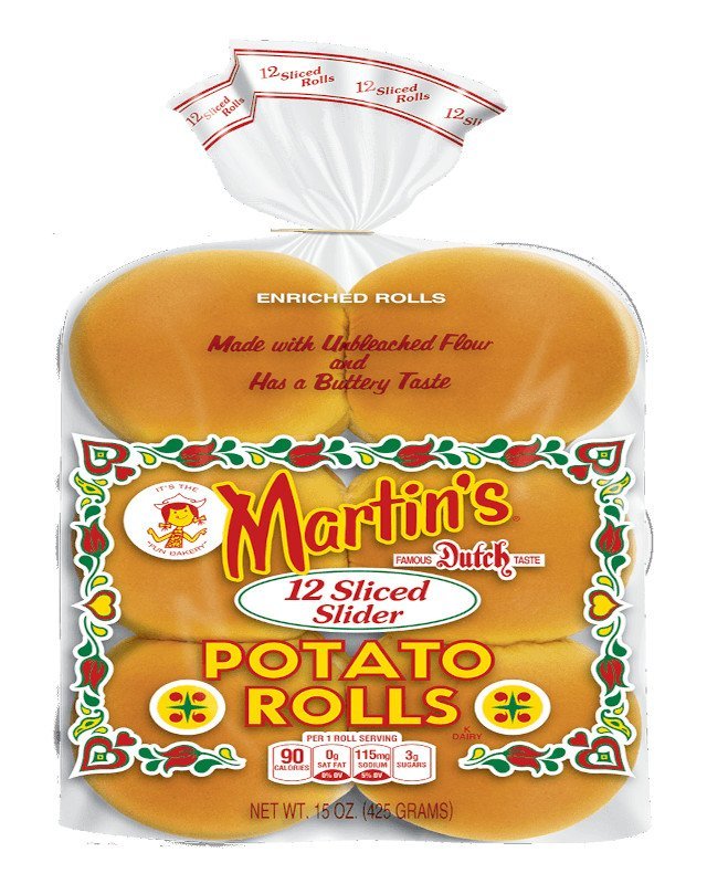Martin's Famous Sliced Potato Rolls - 3 Inch - 12 Rolls x 1 Packet - Frozen - ArabFoodStuff.com