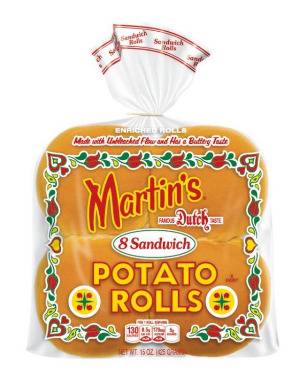 Martin's Famous Sliced Potato Rolls 3.5 Inch Frozen