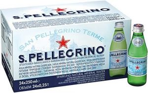 San Pellegrino Sparkling Natural Carbonated Mineral Water, 250 ml (Pack of 24)